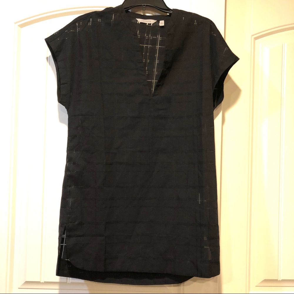 NWT Athleta black dress cover-up